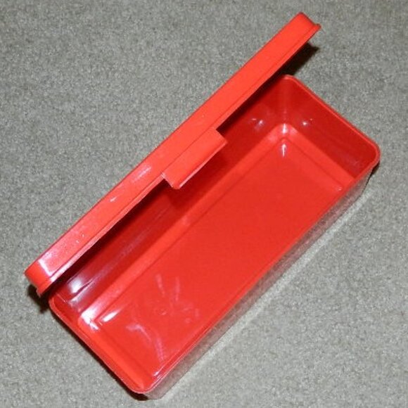 Vintage ALADDIN Picnic Set Red Plaid Thermos Lunch Box - Picture 3 of 14